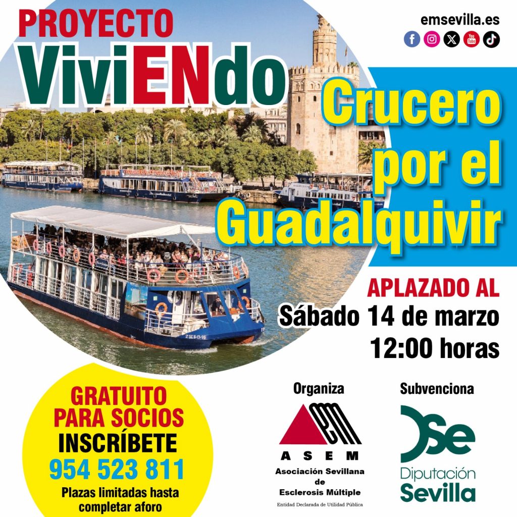 APLAZADO el Crucero por el Guadalquivir